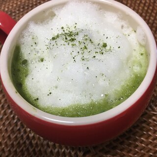 おうちカフェ♡豆乳抹茶ラテ！